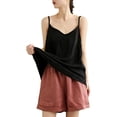 thumbnail image 6 of Womens Tank Tops Summer Casual Sleeveless V Neck Camisole Loose Fit Spaghetti Strap Cami Shirts, 6 of 6