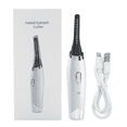 thumbnail image 4 of Heated eyelash curlers Fast heat up within 10s,Electric eyelash curler for Women,24 Hours Long Lasting, lash Curler USB Rechargeable(White), 4 of 4