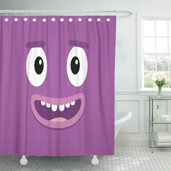 Libin Big Bbss Here We Go 21 Block Singsong Shower Curtain 66x72 inch