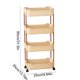 thumbnail image 3 of Small Trolley Rack Bedroom Storage Multi-layer Bathroom Living Room Mobile Floor Snacks, 3 of 6