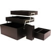 3-Level Cosmetic Accessory Tray with Bonus Removable Tray, 3-Piece Set