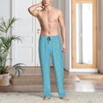 thumbnail image 6 of Lsque Duck Swimming Print Men's Pajama Pants, Lounge Pant - Comfortable Home Wear,Elastic Waistband, Stylish Design-Small, 6 of 9