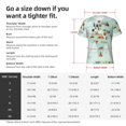 thumbnail image 2 of Yiaed World Travel Map Print Mens Short Sleeve Tight Fit T-Shirt, Crewneck Casual Tee-Medium, 2 of 5