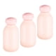 thumbnail image 2 of 3 botellas de viaje para artículos de tocador, recipientes de plástico para viaje, frascos a prueba de fugas, rellenables, para champú y acondicionador, artículos esenciales de viaje, 2 of 7