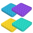 thumbnail image 3 of Juego de 4 juguetes sensoriales Push Bubble Fidget para aliviar el estrés, 3 of 5