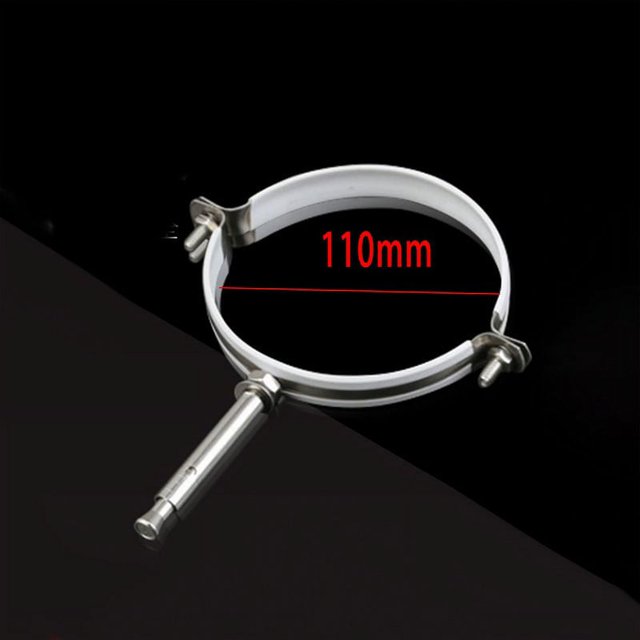 Pince de Support de Conduit de Cheminée avec Vis en Acier Inoxydable 50-200mm