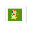 thumbnail image 1 of Dinosaurio unido amo Marco de Fotos de escritorio imagen Blanco Pintura arte 5x7 pulgadas, 1 of 4