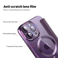 thumbnail image 3 of Allytech Wallet Case for iPhone 13 Pro Max with Card Slots & Lens Protector, Compatible with MagSafe, Slim Shockproof Anti-Scratch Clear Back Panel [RFID Blocking] Case - Purple, 3 of 7