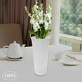 thumbnail image 6 of Wildnix 12-Pack Galvanized Iron Flower Buckets for Bouquets, White Cylindrical Flower Storage Pots with Rounded Edges for Indoor & Outdoor Decor, 6 of 6