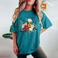thumbnail image 4 of Short Sleeve Tshirts for Women T Shirts for Women Trendy Boho Tshirts for Women Graphic Western Summer Tshirts for Women Cheap, 4 of 7