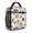 Basketball and Star White Pattern, variant on Basketball and Star White Pattern Mini Insulated Lunch Bag, Work Lunch Cooler with Side Mesh Pocket & Adjustable Handle, Waterproof Oxford Gifts for Work School Outdoor