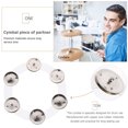thumbnail image 4 of EeaseCA 1 Pc Durable Drum Cymbal Sturdy Hi-hat Bell Compact Cymbal Bell (Silver), 4 of 8