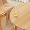 thumbnail image 1 of Nappe Ronde Transparente Protecteur de Table en PVC Tapis de Bureau en Vinyle 2mm Épais Tapis de Protection pour Meubles en Bois (Transparent, 12 Pouces), 1 of 1