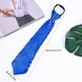 thumbnail image 5 of Unisex Sequins Tie Adjustable Pre-Tied Necktie Fashion Party Costume, 5 of 20