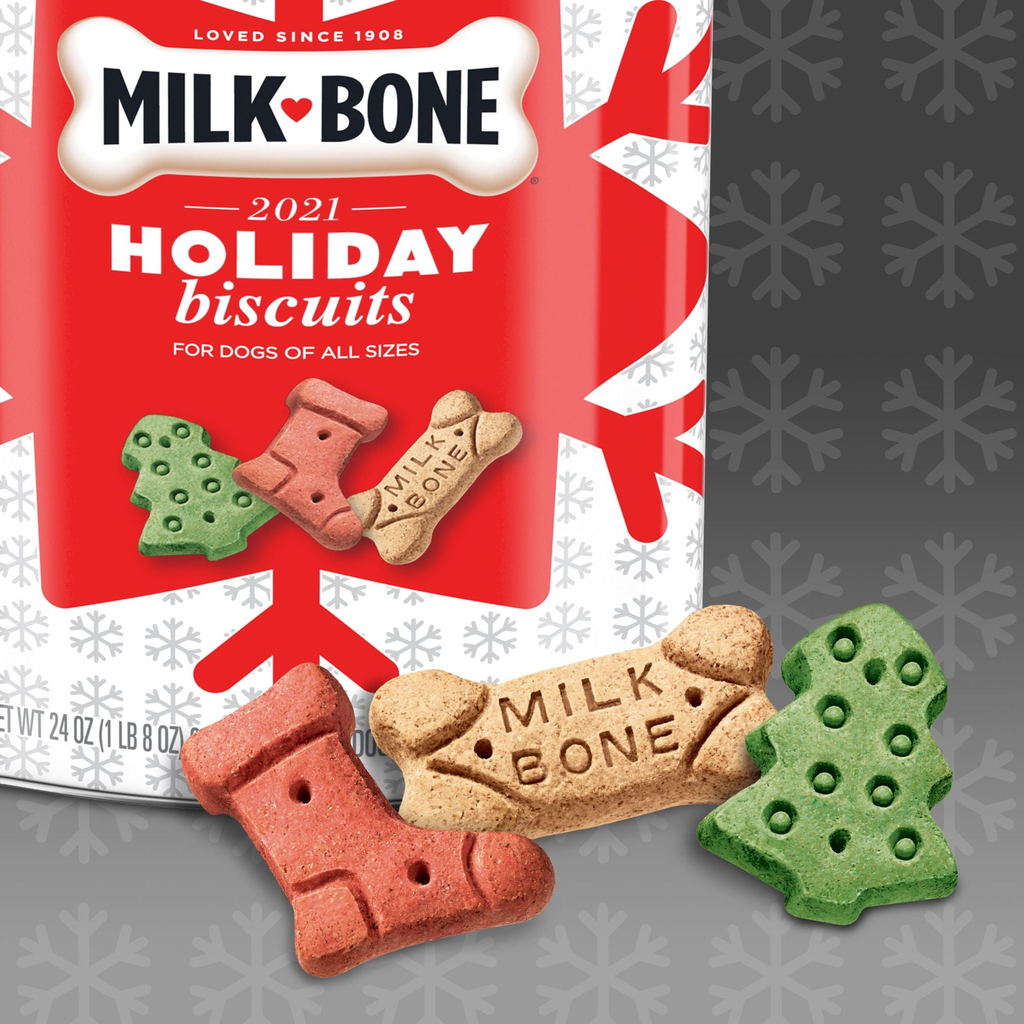 Milk bone holiday tin 2025