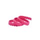 thumbnail image 4 of Cinturón trenzado delgado ajustable de hebilla de pin para mujeres: 26-33 rosa, 4 of 5