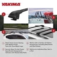 thumbnail image 3 of Yakima TimberLine FX SM Single Integrated Crossbar for Raised Rails, 3 of 10