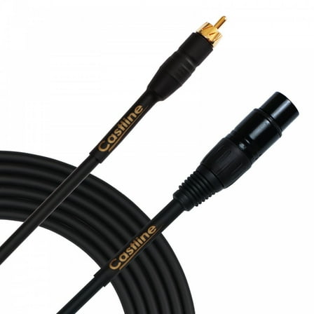 50 FT Castline Gold RCA to XLR female Audio Patch Cable Mogami 2549