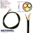 thumbnail image 2 of NATIONAL Wire&Cable - Premium Electrical Wire - 22 Gauge 3 Conductors - 100Ft - Made in USA, 2 of 4