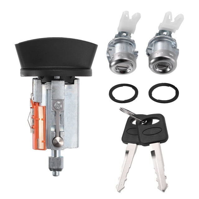 Cilindro de cerradura de puerta Unique Bargains con juego de llaves de repuesto para Ford F250 1997-2007