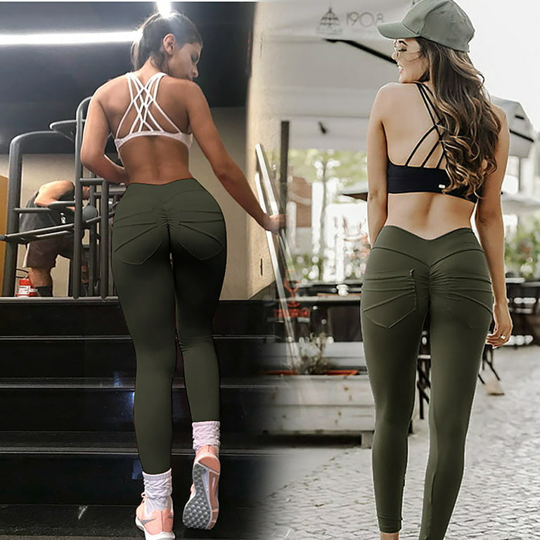 Womens Winter Leggings Women's Fitness Sports Stretch High Waist Skinny  Sexy Yoga Pants With Pockets Super Thick Cashmere Wool High Waisted Leggings  