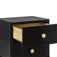 thumbnail image 4 of Namesake Lolly 2-Drawer Modern Wood Nightstand in Black and Natural, 4 of 9