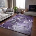 thumbnail image 6 of Addison Rugs Mayfield Washable Transitional Watercolors Purple Rectangle Rug, 2'6" x 3'10", 6 of 6