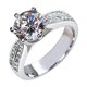 thumbnail image 1 of Teen Girls Shiny Cubic Zirconia Ring Jewelry Rings for Teen Girls White 5, 1 of 5