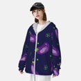 thumbnail image 5 of Easygdp Eggplant Lightweight Long Sleeve Sun Shirt Sports long-Sleeved Sun Protective Clothing, Quick Drying Breathable - Small, 5 of 9