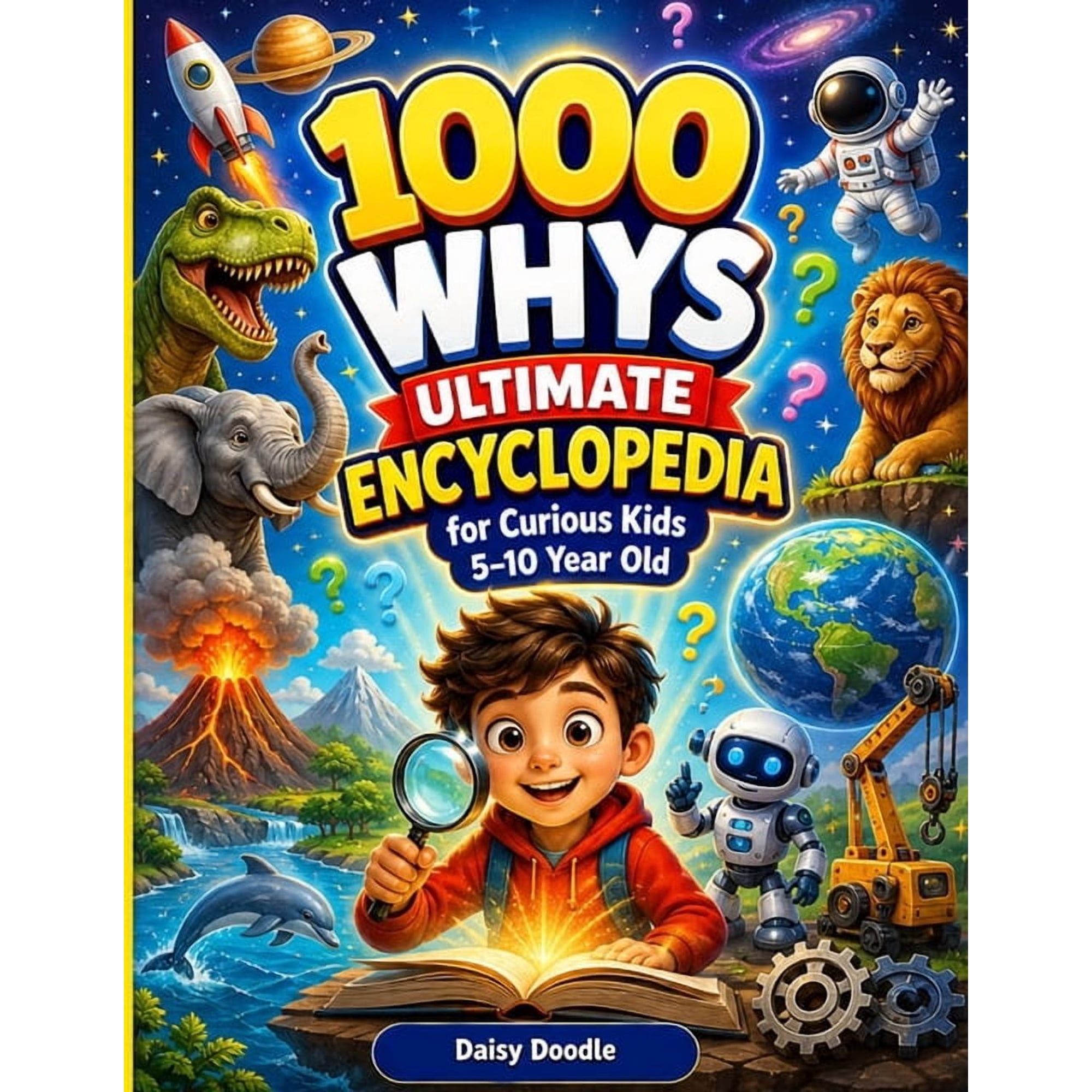 1000 Whys Ultimate Encyclopedia for Curious Kids 5-10 Year Old: Big Questions and Amazing Answers About Health, Space, E, (Paperback)