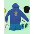 thumbnail image 3 of Fun Dog Skateboarding Hoodie Juniors -Image by Shutterstock,  Small, 3 of 4
