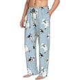 thumbnail image 6 of Yiaed Skiing penguin Bear Print Men's Lounge Pants, Loose PJ Bottoms, Long Pajama Pants for Men-Small, 6 of 6
