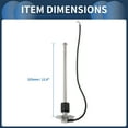 thumbnail image 3 of Kit de Unidad de Envío de Combustible y Medidor Unique Bargains Longitud 325mm Unidad de Envío de Combustible para Barcos Sensor de Combustible Marino Metal Negro Plateado 240-33 Ohm, 3 of 6