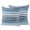 Blue, variant on 2 Pack Outdoor Waterproof Throw Pillow Covers,Nordic Blue White Geometric Stripes Decorative Square Patio Pillowcases for Chair Couch Sofa 16x16in