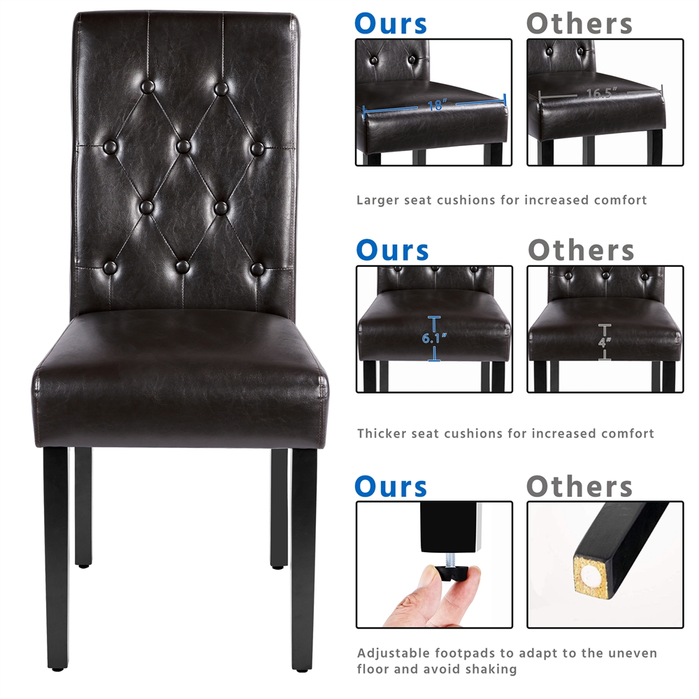 Faux Leather Dining Chair, Faux Leather Dining Chair Cushions
