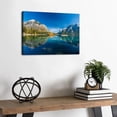 thumbnail image 6 of National Park Lake Canvas Wall Art, Canadian Rockies Mountain Lake Print, Turquoise Water Reflection Artwork for Living Room Bedroom Office Decor, Ready to Hang, 6 of 6