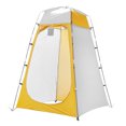 thumbnail image 4 of Portable Privacy Tent for Outdoor Activities: Silver-Coated Anti-Tear Polyester, UV Protection, Ventilated Design with Zippered Window & Large Entrance, Includes Hanging Rope, Storage Pocket, Ground, 4 of 6