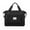 Black, variant on Foldable Waterproof Wet Dry Separation Travel Duffel Bag with Expansion Compartment for Gym Sports and Weekend Trips