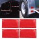 thumbnail image 5 of Luz Falsa Reflectante Para Automóvil, Reflector De Seguridad Adhesivo Fuerte Sumergible Rojo Universal Alta Visibilidad Para Camiones Remolques RV Marines Fyydes Warning Reflector, 5 of 8