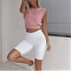 thumbnail image 4 of Camiseta sin mangas corta con cuello redondo,Camiseta sin mangas con cuello redondo Camiseta sin mangas holgada para mujer Camiseta sin mangas con cuello redondo Diseño aerodinámico, 4 of 4
