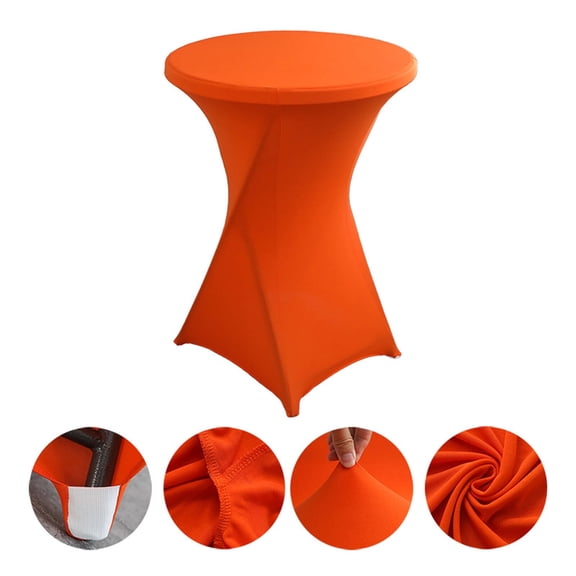 AUQ 2026 New Table Cloth Thick Anti Slip Fabric Tablecloths Excellent Breathability Table Covers 80*110Cm Orange for Dining Tables Outdoor Picnics Holiday Gatherings Kitchen Use.