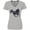 AC-Heather Grey, variant on Inktastic Beautiful Galloping Black Horse Women's V-Neck T-Shirt