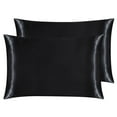 thumbnail image 2 of Silk Pillowcase for Hair and Skin, 20" x 40" King Size Cooling Pillow Case with Envelope Closure, Set of 2, 2 of 6