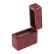 thumbnail image 1 of Joyero de madera de nogal hecho a mano para guardar anillos de boda., 1 of 5