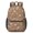 Hedgehog and Mushroom Brown Pattern, variant on Black and Gold Marble Pattern 17" Waterproof Oxford School Backpacks for Teens, S-Shape Padded Straps, for School, Travel, Hiking, Camping
