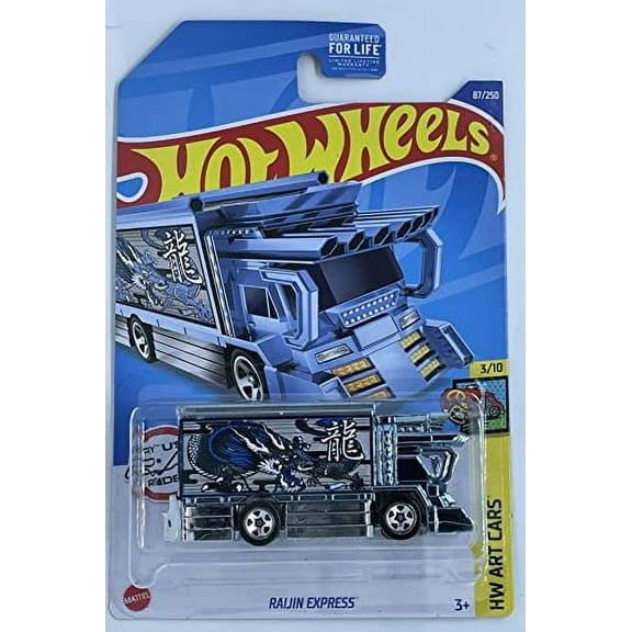 Hot Wheels Raijin Express Blue HW Art Cars 3/10