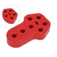 thumbnail image 1 of Muffler Rubber Insulator, 7 Holes Universal Car Exhaust Hanger Bushing Easy To Install Perfect Replacement  For Pipe Bracket For Chassis, 1 of 8