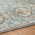 thumbnail image 5 of Addison Rugs Dream Shag Premium Machine Washable Traditional Ornate Peacock Rectangle Rug, 3' x 5', 5 of 8