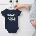 thumbnail image 5 of Rawr I'm One Little Dinosaur Birthday Romper Boys or Girls Infant Baby Brisco Brands 6M, 5 of 6