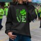thumbnail image 2 of WILLBEST Sudadera de Mujer, Moda Femenina, Día de San Patricio, Temática Verde, con Estampado, Bolsillo, Manga Larga, con Capucha, Top, Sudadera 1559 Grande, 2 of 4